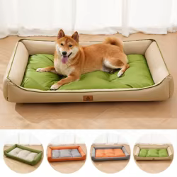 Cama para gatos y perros pequeños: cuadrada, impermeable y cómoda