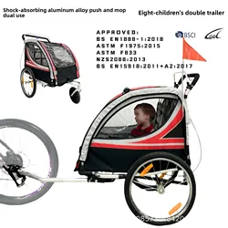 Remolque bicicleta para perro y gato – Carro ligero para paseos
