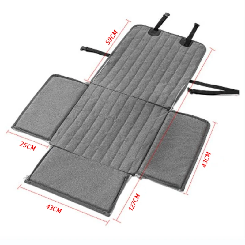 CAWAYI KENNEL-funda de asiento de coche para mascotas, hamaca plegable de viaje para gatos y cachorros, cesta impermeable para perros - imagen 5