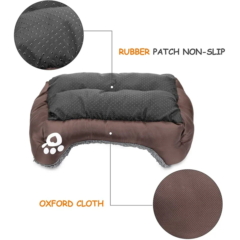 Cama para perros BOUSSAC - Tallas S-3XL con fondo impermeable - imagen 3