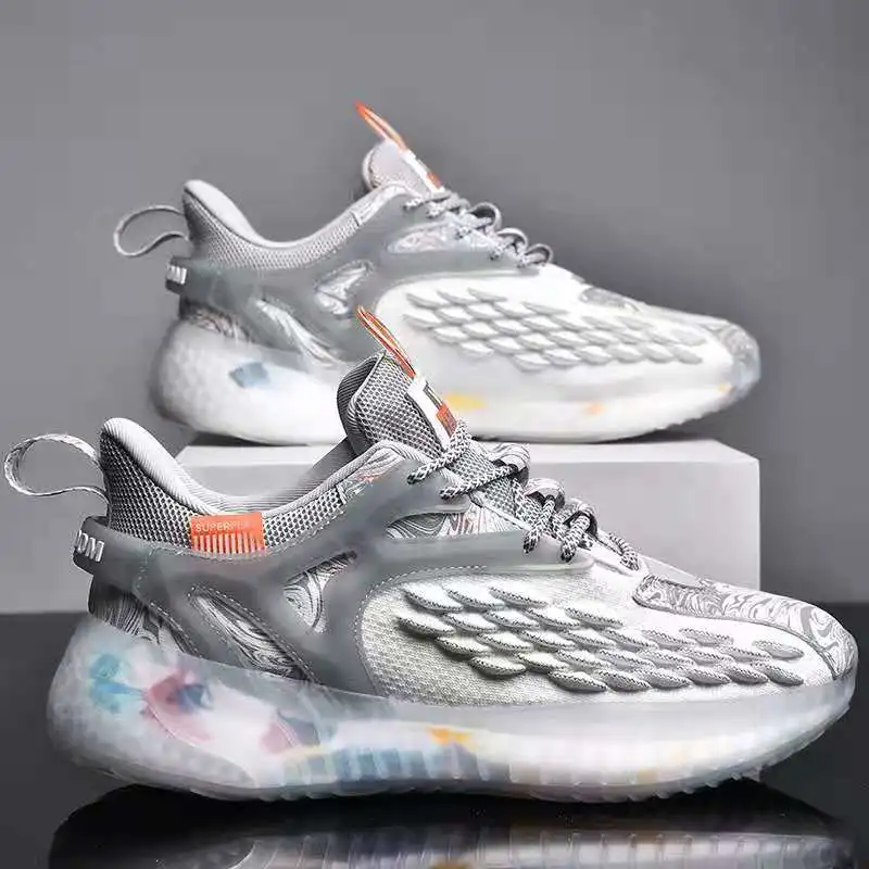 Zapatillas de deporte informales para hombre, entrenador de lujo, zapatos transpirables para hombre, mocasines de moda, zapatos para correr para hombre - imagen 3