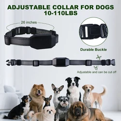 Collar antiladridos con control remoto 3 modos – Entrenamiento para perros