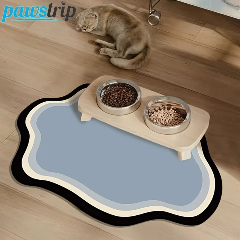 Alfombrilla antihumedad para plato de comida – gatos y perros - imagen 5