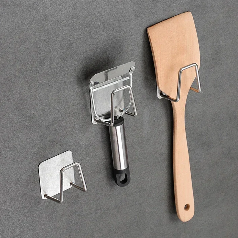 Soporte de esponjas para fregadero de cocina de acero inoxidable, escurridor autoadhesivo, estante de secado, ganchos de pared para cocina, organizador de almacenamiento para el baño, 1 ud. - imagen 3