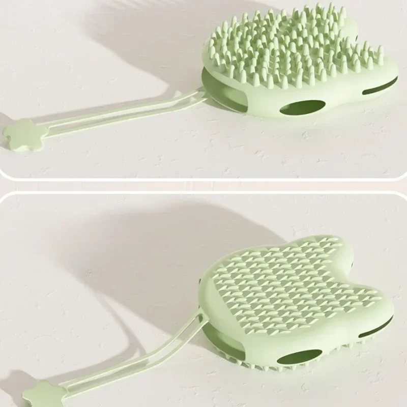 Cepillo de baño para mascotas, guantes masajeadores de silicona, guantes suaves para lavar el baño para perros, cepillo para quitar el pelo, suministros de aseo para limpieza de mascotas - imagen 5