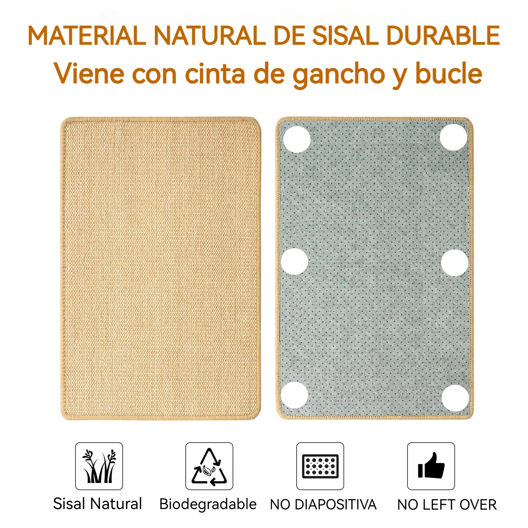 Rascador de Sisal para gatos, alfombrilla protectora de árbol para mantener tus muebles seguros - imagen 3