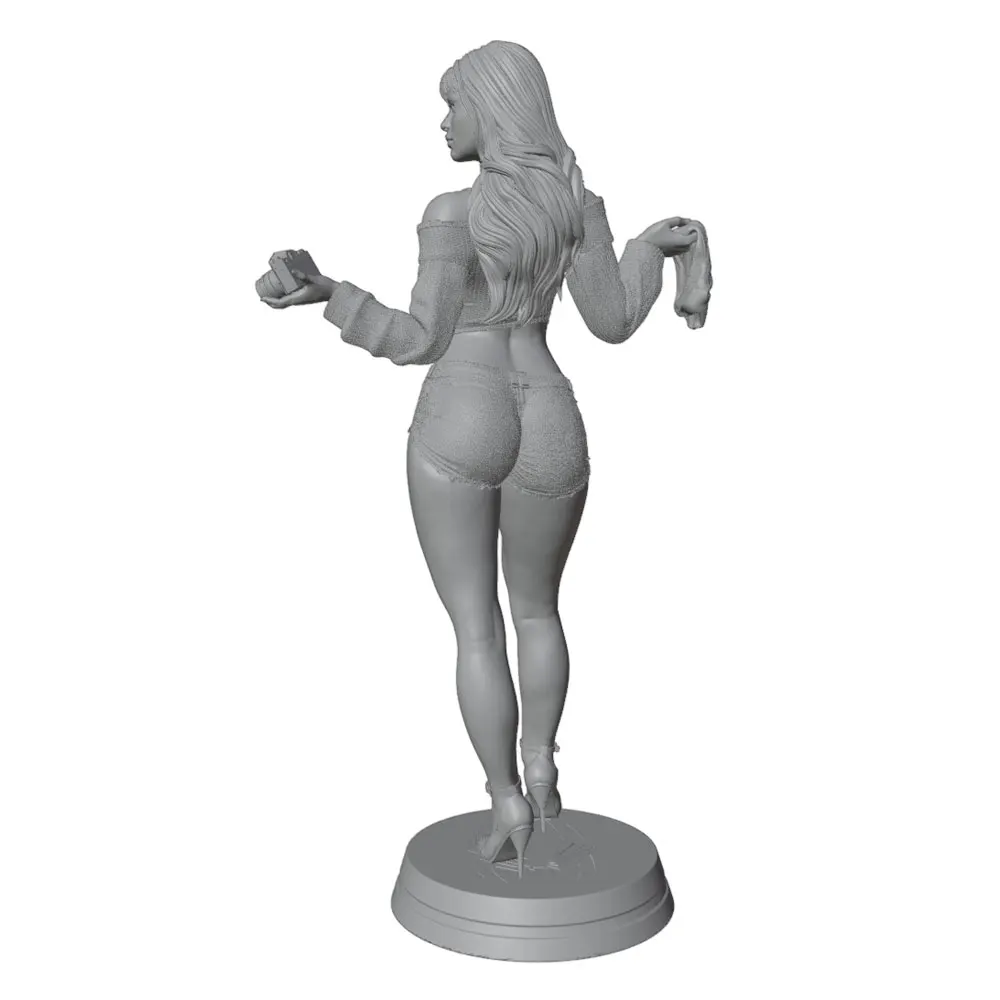 Kit figura resina miniatura chica cámara zapato impreso 3D sin pintar - imagen 5