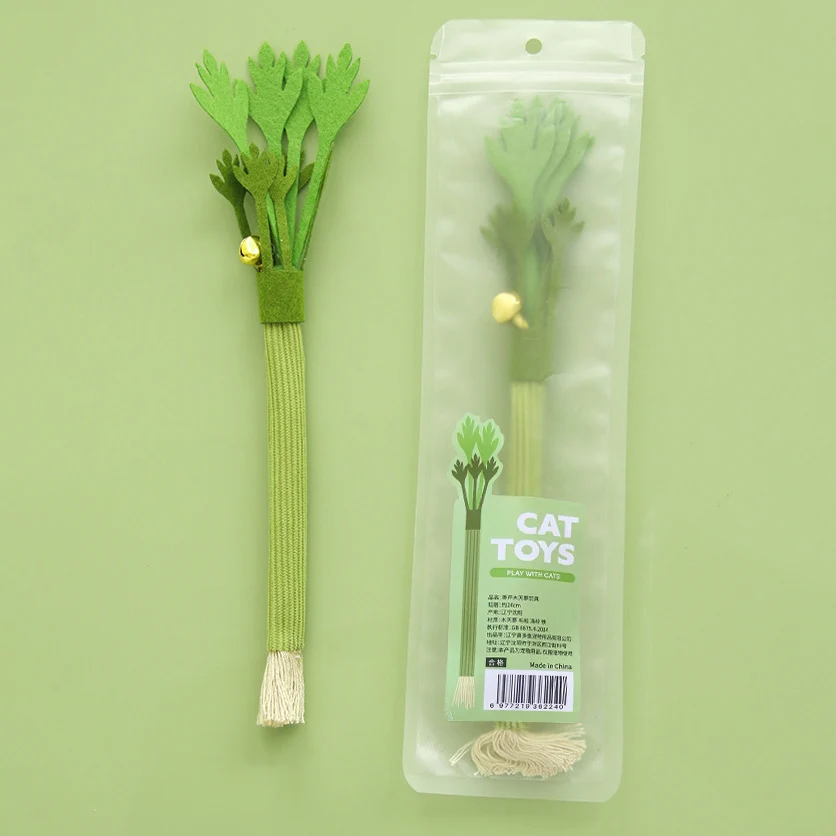 Juguete masticable artesanal para gatos