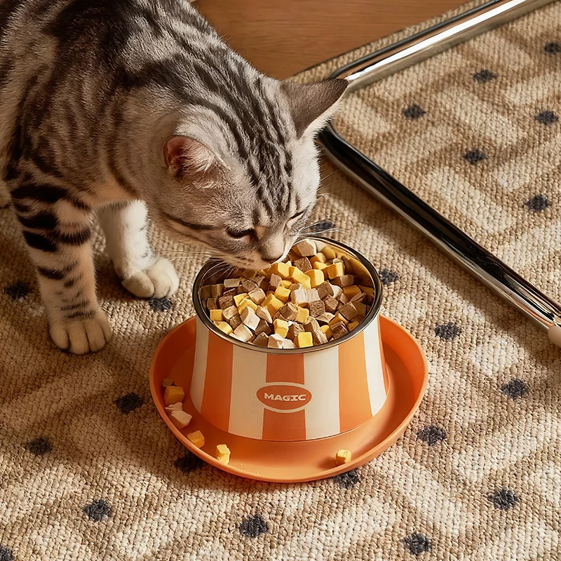Cuenco elevado para gatos – Acero inoxidable y gran capacidad - imagen 4