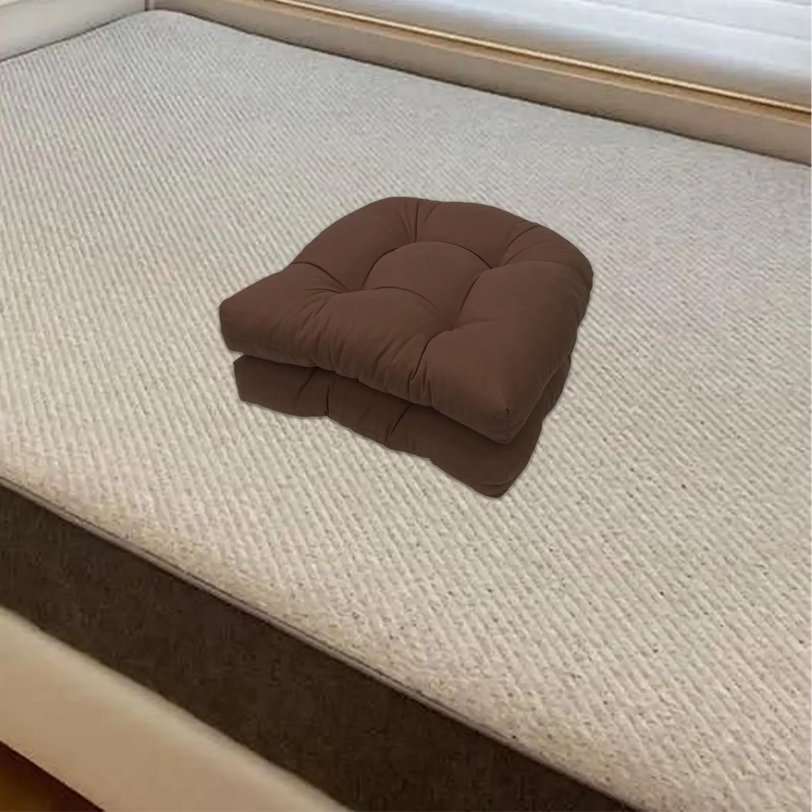 Indoor Outdoor Wicker Patio Seat Cushion Patio Chair Cushions Lightweight Chair Pads for Indoor Yard Wicker Chair Kitchen Chair