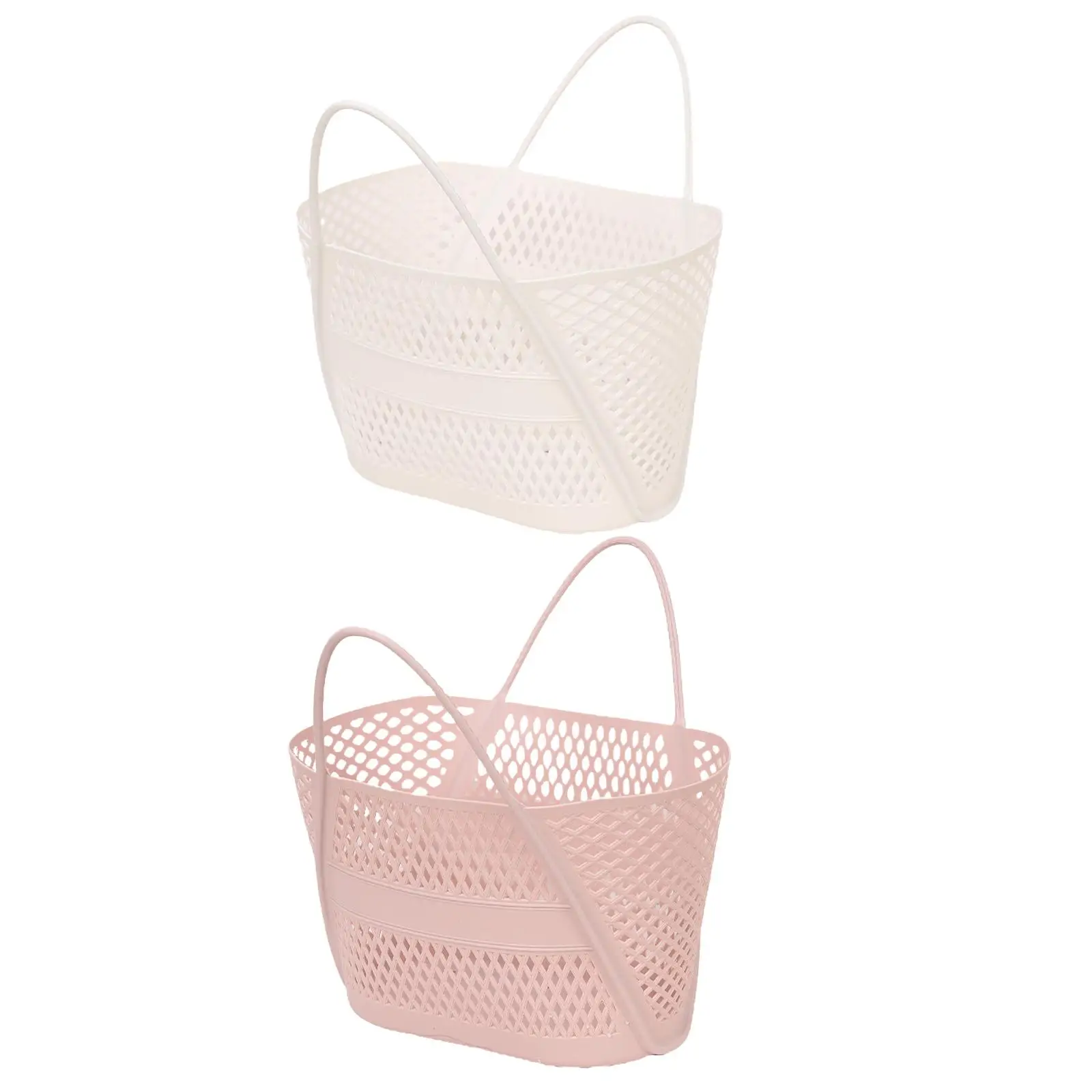 Shower Open Basket Breathable for Toiletries Hollow Storage Basket Portable Bathroom Basket for Home Kitchen Travel Hotel Dorm