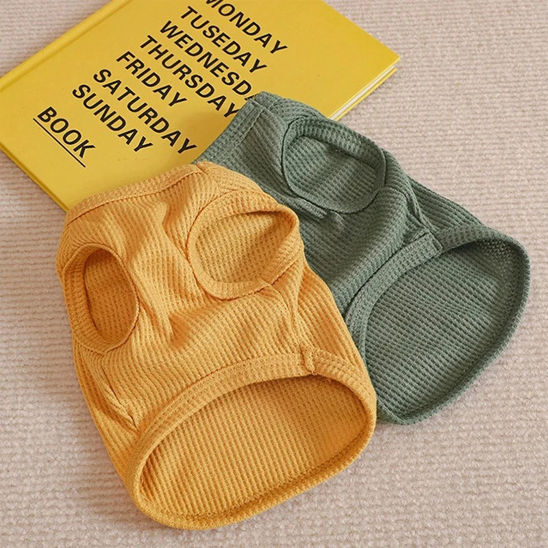 Chaleco para perro y gato, ropa de cuatro colores de tela de poliéster, transpirable, resistente al sudor, fácil de limpiar, visualización divertida - imagen 5