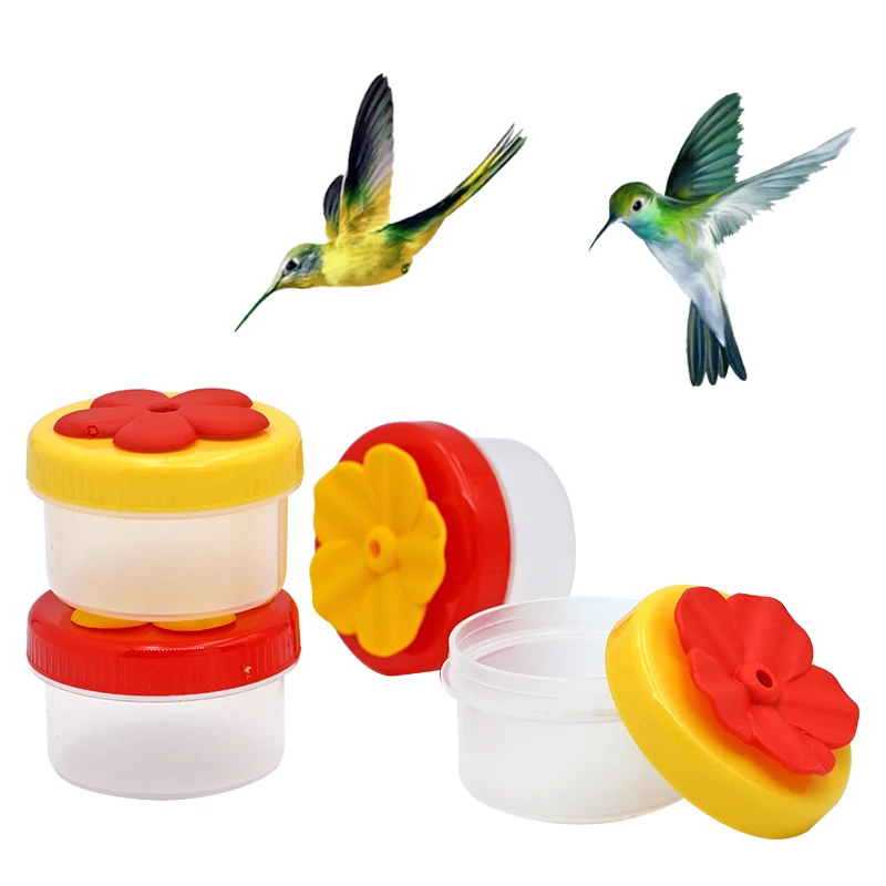 Comederos de anillos para colibríes y flores para exteriores, comederos para pájaros, jardín, patio trasero, comederos para pájaros, suministros para beber agua, 1 ud. - imagen 2