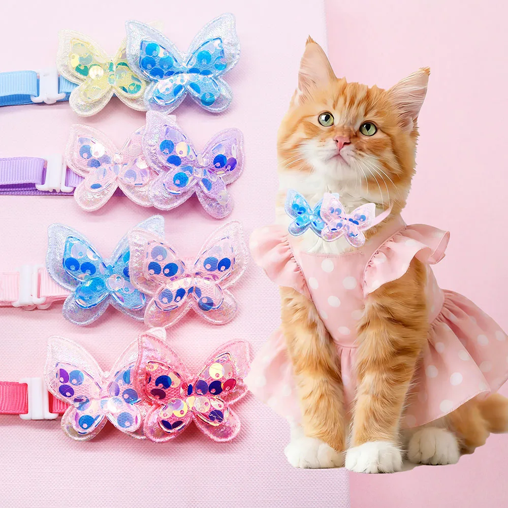 Lazos ajustables forma mariposa para perros – Decorativos