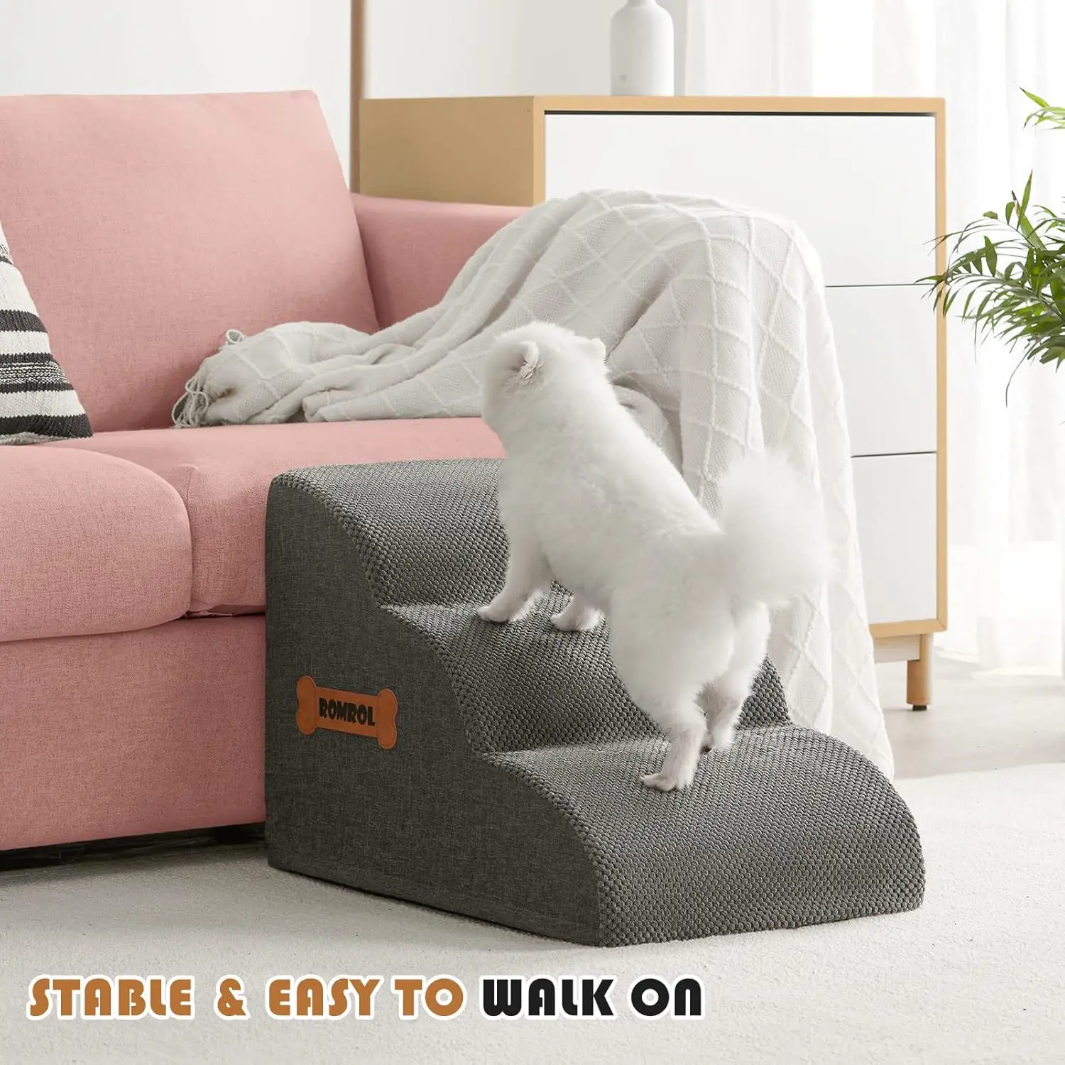 Escaleras de esponja para perros pequeños – Subir a sofá y cama