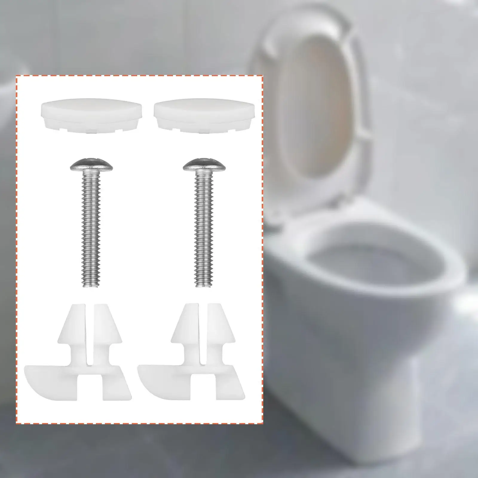 Kit reparación tornillos asiento inodoro para perro – Silencioso y fácil - imagen 5