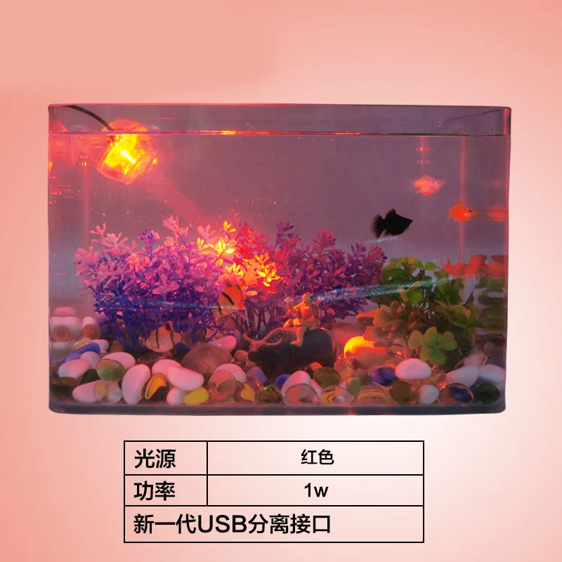 Luz LED RGB sumergible para acuario – Iluminación subacuática USB - imagen 3