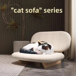 Cama sofá cómoda para gatos y gatitos – Descanso relajado en casa