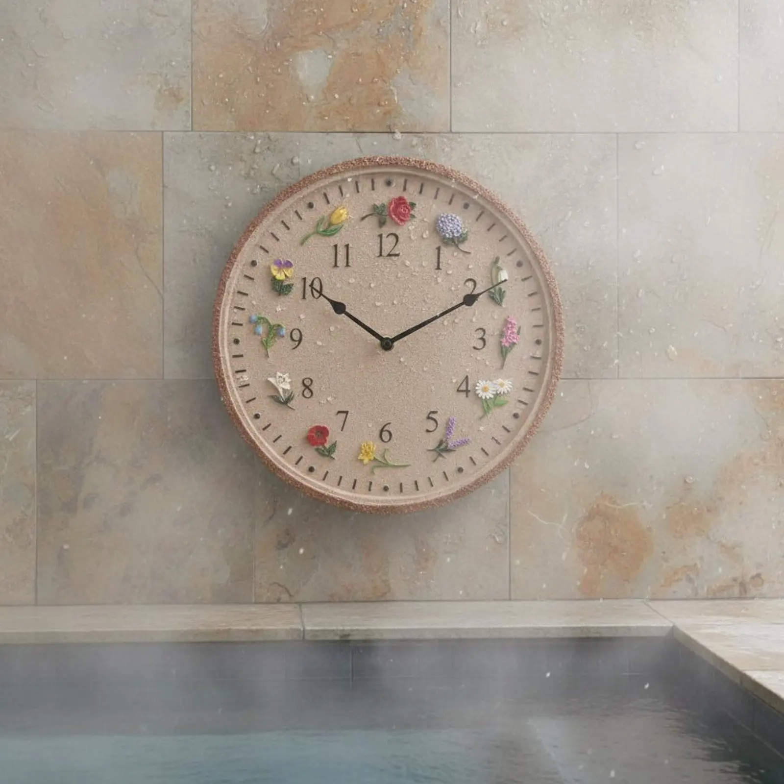Reloj de pared exterior IP44 impermeable 3D diseño europeo para piscina - imagen 5