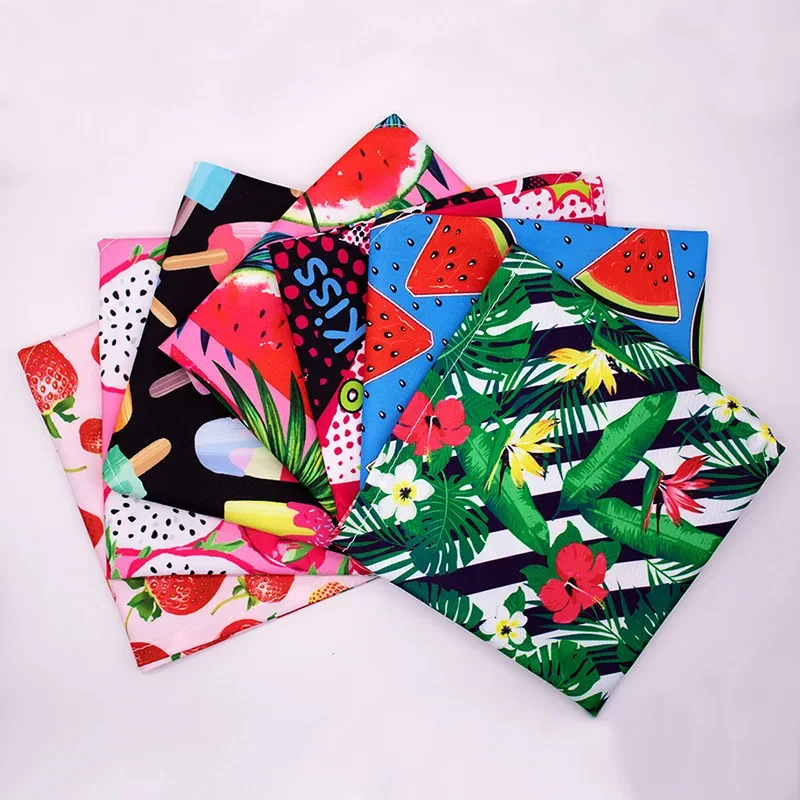 Bandana con estampado de frutas para perros pequeños, medianos y grandes, bufanda Triangular fina, Baberos Golden Retriever, cosas para mascotas, accesorios de aseo - imagen 5
