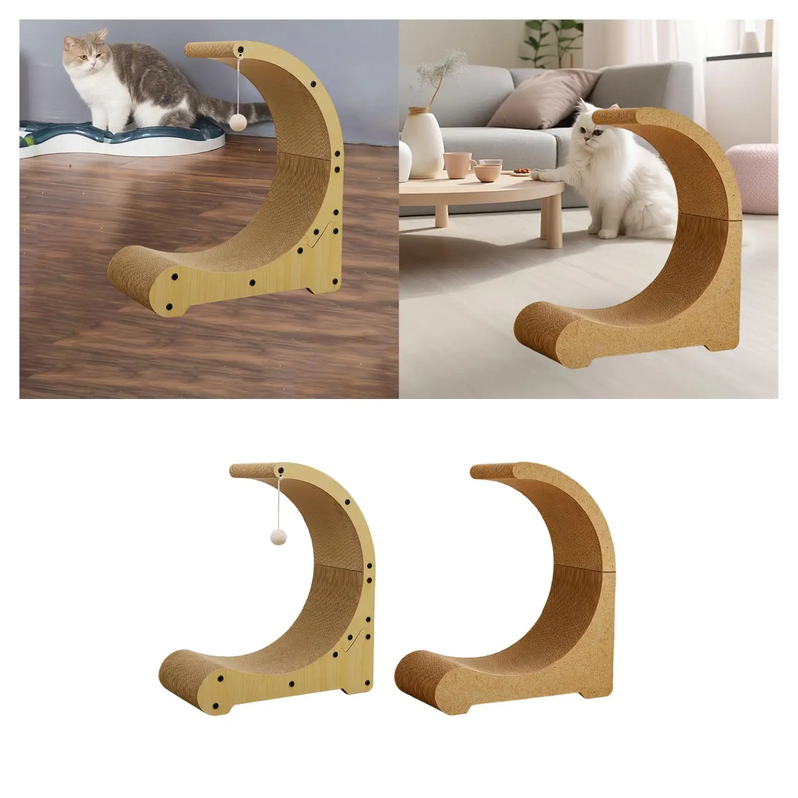 Cat Scratcher,Furniture Protector,Interactive Exercise Toy, Scratching Board Pet Supplies for Playing Kitten Grinding