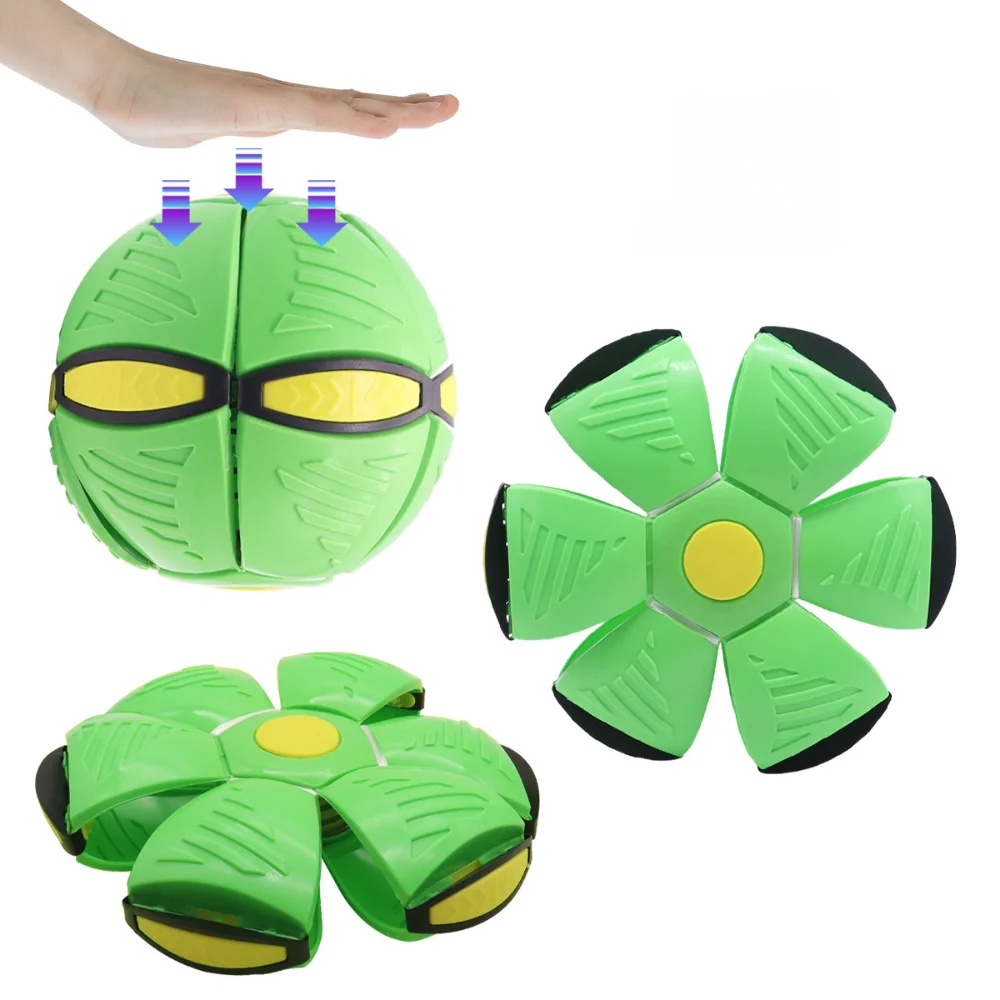 Bola transformadora de disco volador para perros: juguete de búsqueda resistente a masticar y stompable: diseño interactivo de disco volador para juegos al aire libre - imagen 5