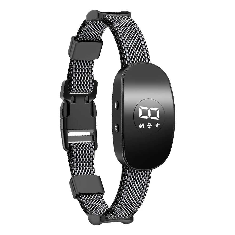 Collar antiladridos para perro, tapón de ladridos recargable, Collar automático para ladridos de perro, Collar eléctrico de choque para perro, Collar de entrenamiento impermeable