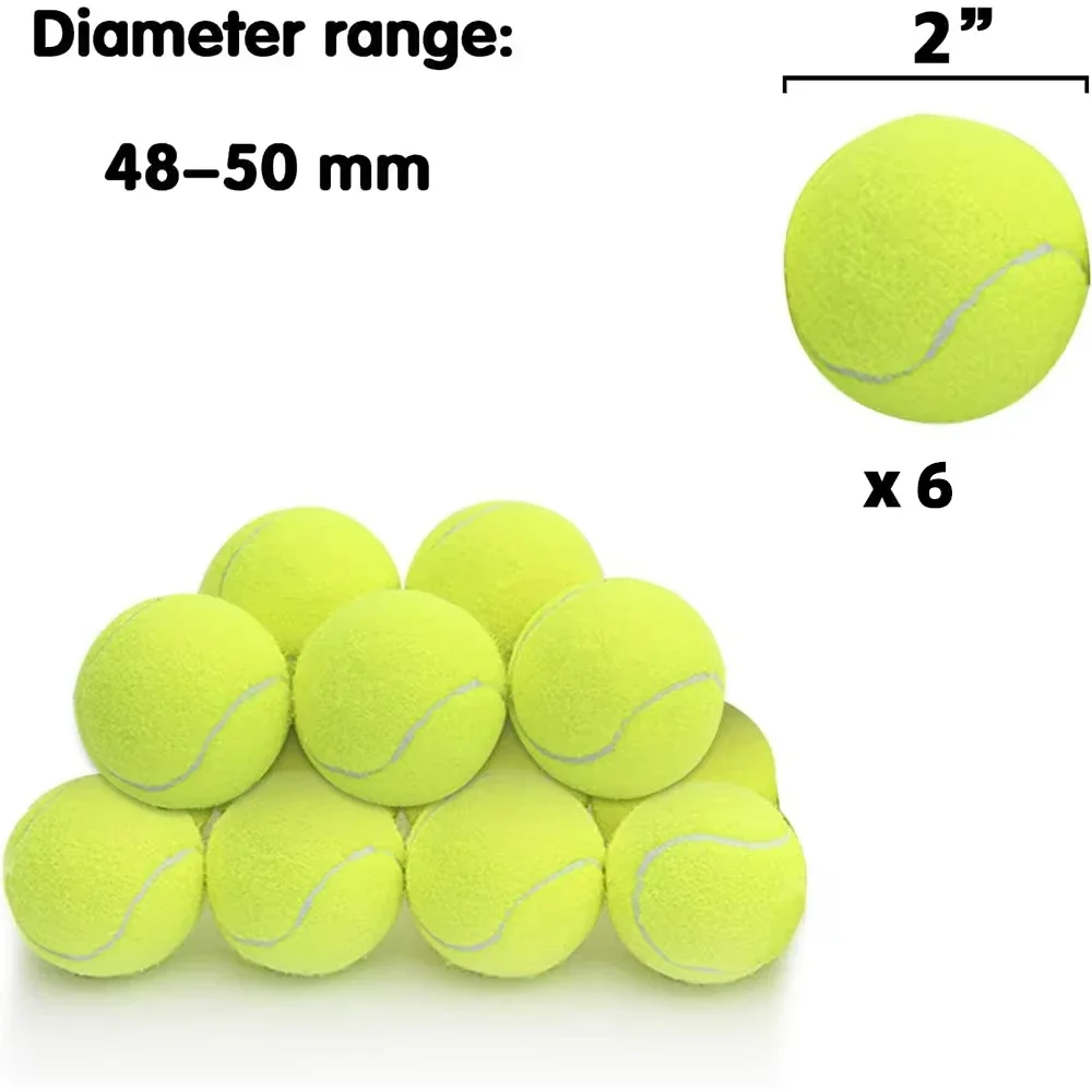 Lanzador de tenis con pelota elástica para perros pequeños y medianos, pelota de látex de 2 pulgadas, juguete para perros, lanzamiento de tenis portátil, 10 Uds. - imagen 5