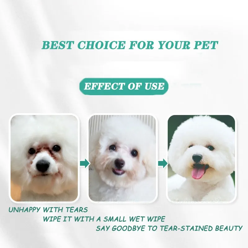 Toallitas húmedas para ojos de gatos y perros - suave y sin irritación - imagen 3