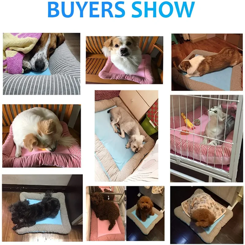 Estera para perros, estera refrescante de verano para perros, manta para gatos, sofá, cama transpirable para perros, lavable de verano para perros pequeños, medianos y grandes - imagen 5