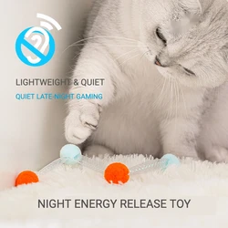Conjunto de juguetes para gatos: serpiente zigzag interactiva