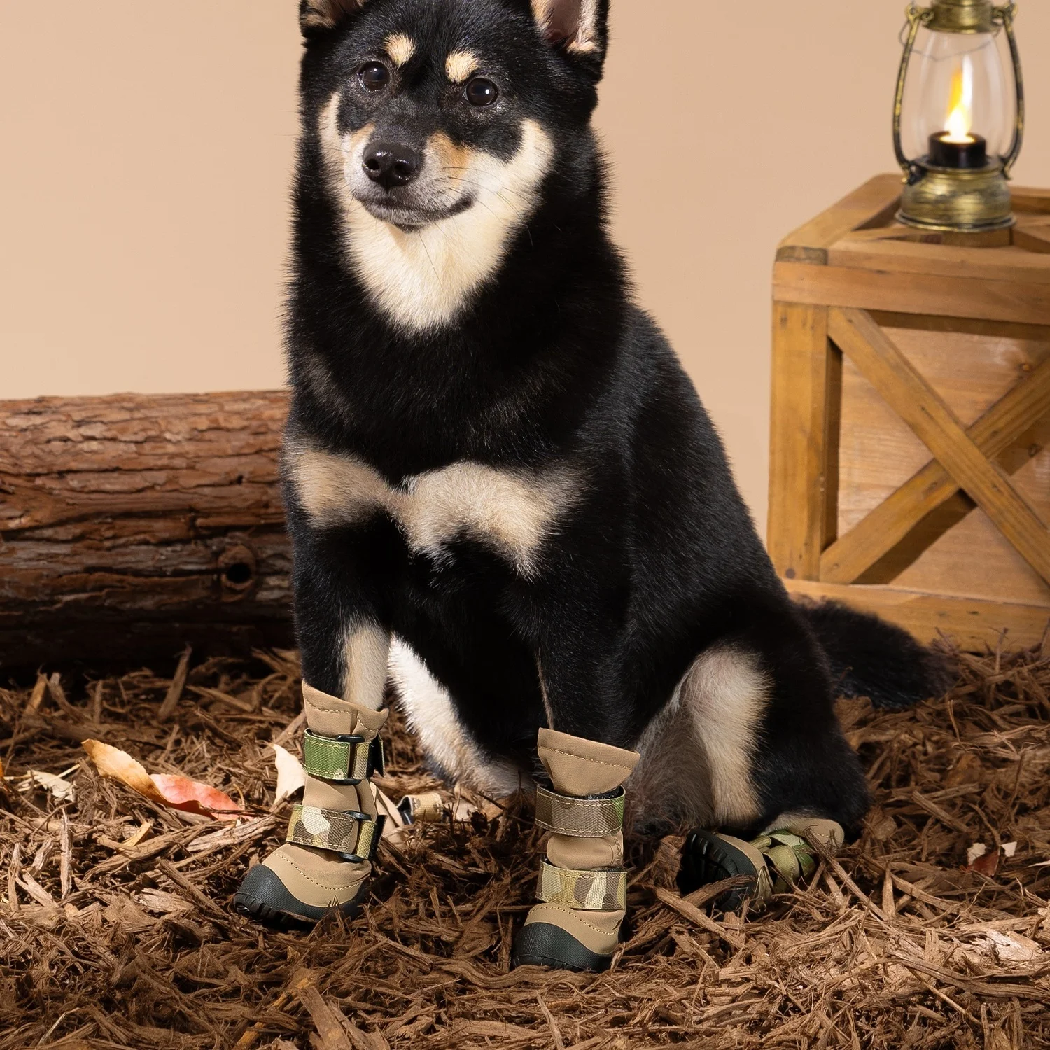 Zapatos de tormenta impermeables para perros y mascotas, zapatos antisuciedad para exteriores de cuatro patas, cubrezapatos anticaída para mascotas, zapatos de invierno para mascotas - imagen 2