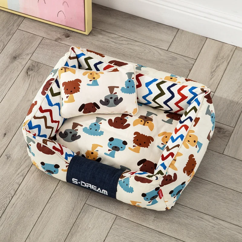Cama de lujo para gatos y perros – Sofá lavable y extraíble - imagen 4