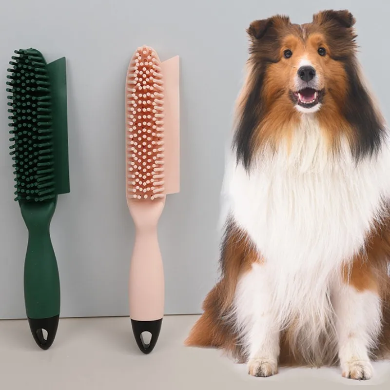 Cepillo de silicona para mascotas, removedor de pelo para gatos, peines de masaje para aseo de mascotas, rascador de pelo para perros, sofá, limpieza de ropa - imagen 2