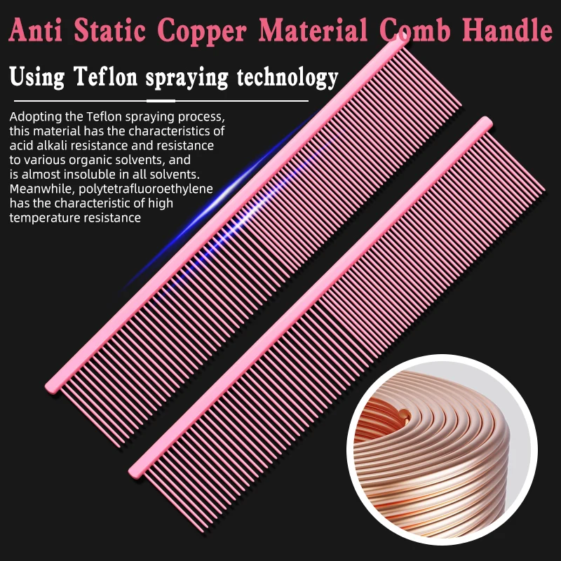 El Peine de aseo para mascotas colorido de nuevo estilo da regalos a las niñas. Peine pequeño y bonito para quitar el pelo de perros o gatos, peines de pelo flotante - imagen 4