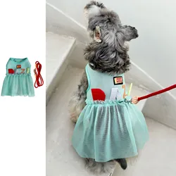 Vestido arnés de malla para perros pequeños - Verano