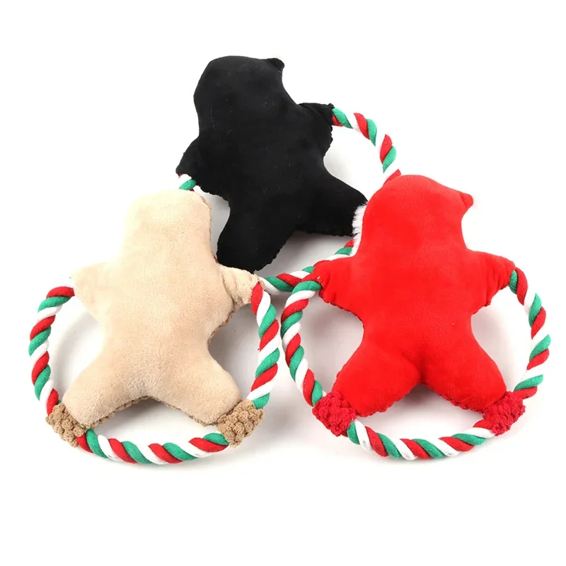Navidad gato perro juguetes chirriantes peluche mascota masticar juguete para perros pequeños Chihuahua cachorro Yorkie mascotas accesorios juguetes para perro - imagen 5