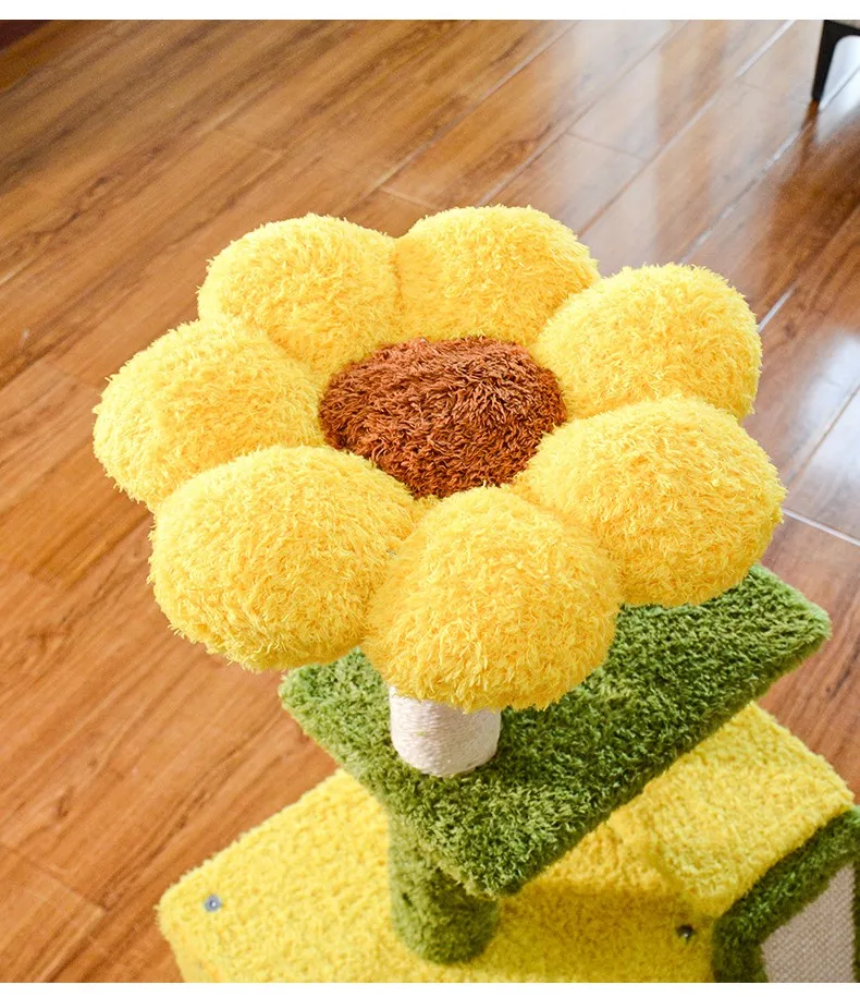 Detalle del poste de sisal