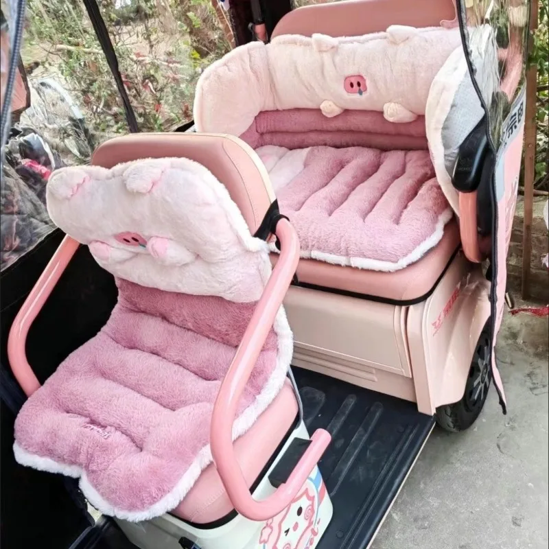 Alfombrillas de asiento con cojín de invierno para el hogar y el coche, cojín de felpa grueso, productos cálidos y cómodos para mascotas, accesorios, esteras para interiores y exteriores - imagen 2