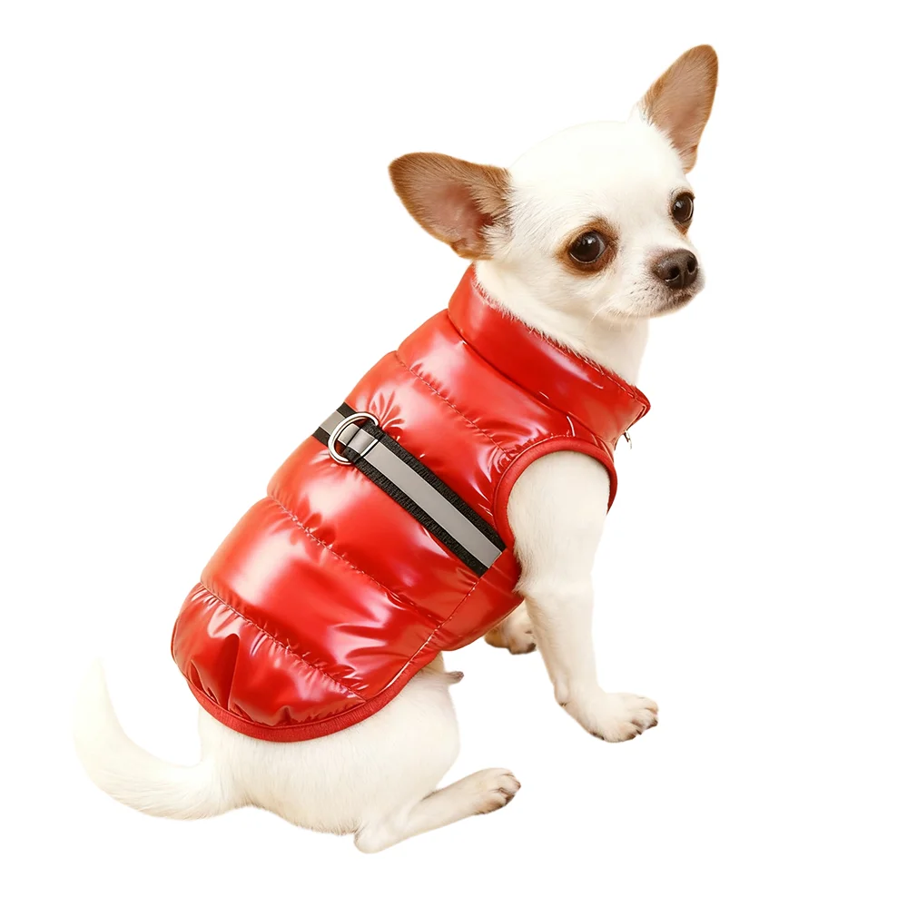 Chaqueta cálida de invierno para perros pequeños y medianos, chaqueta de nieve impermeable a prueba de viento para perros y gatos, ropa para cachorros y mascotas