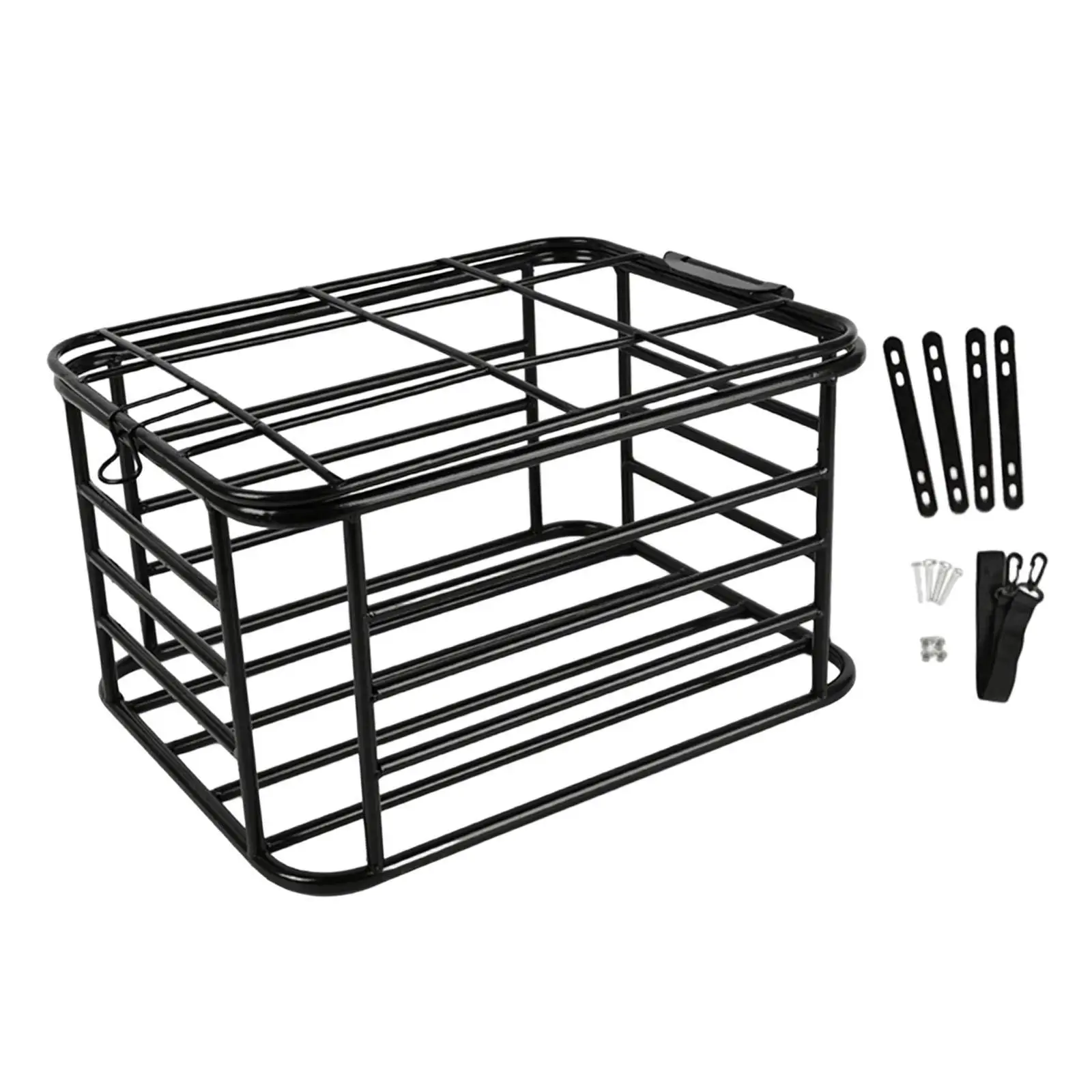 Rear Rack Bike Basket Bicycle Storage Basket Container Heavy Duty Stable Dog Carrier for Outdoor Mountain Bikes Hiking Travel Rear Rack Bike Basket Bicycle Storage Basket Container Heavy Duty Stable Dog Carrier for Outdoor Mountain Bikes Hiking Travel