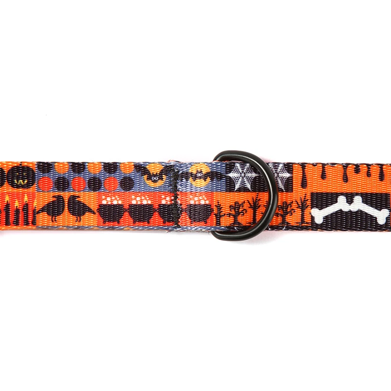 PLATTCO Correa de perro única HAPPY HALLOWEEN conveniente para caminar al accesorio para perros pequeños, medianos y grandes, talla 5 PDL339 - imagen 2