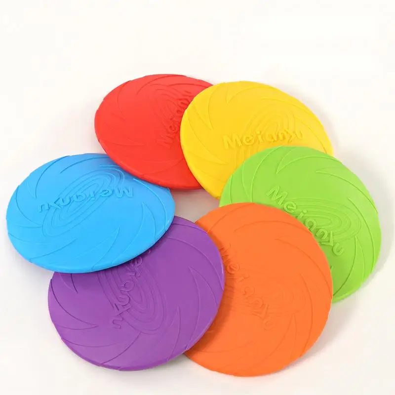 Disco volador para perros – goma resistente flotante medianos grandes - imagen 2