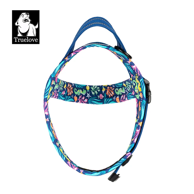 Truelove-arnés acolchado de malla con estampado Floral para todas las razas, chaleco de ajuste rápido para perros pequeños, medianos y grandes, para exteriores, TLH58122 - imagen 3
