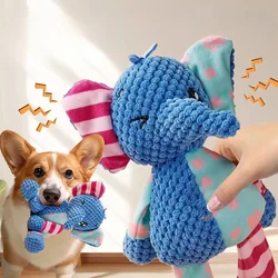 Juguete sonoro de felpa para perros – Resistente a mordeduras