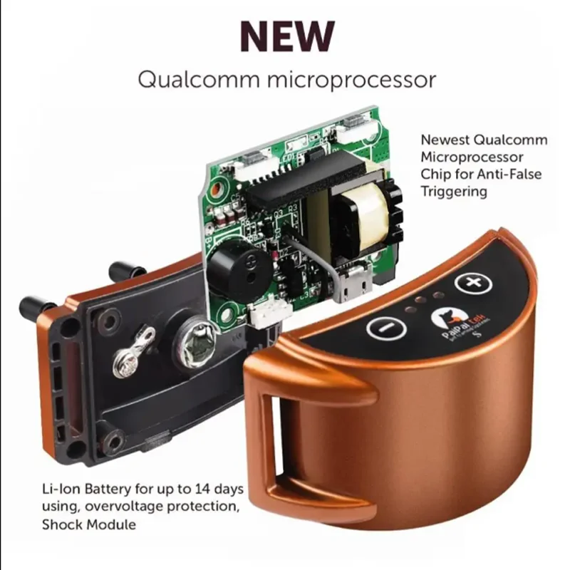 Dog Anti Bark Collar Hot Seller Rechargeable Pet Dog Barking Collar Yelping Stop Harmless Silent Vibration Dog Collar - imagen 2