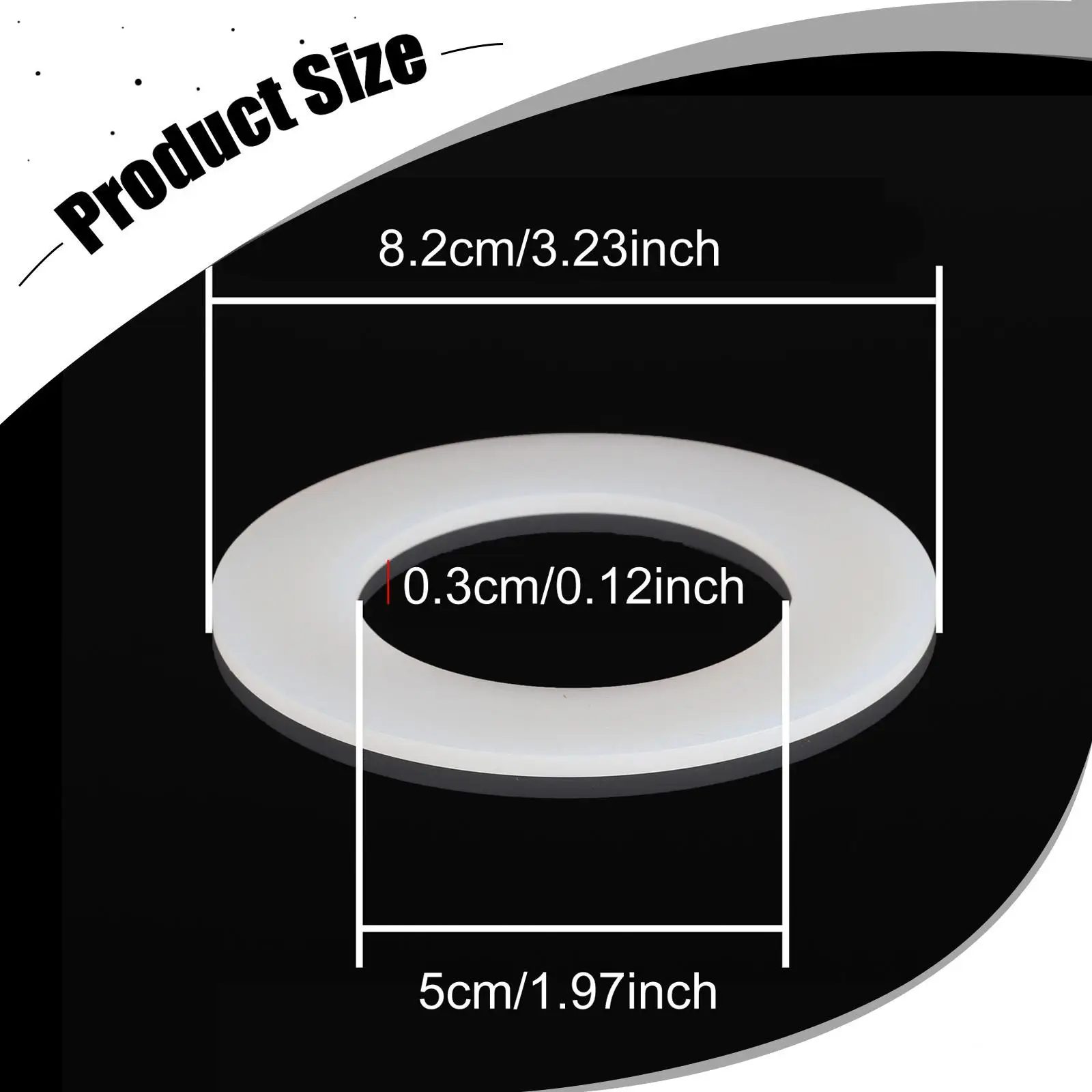 2 pieces Toilet Flush Seal Rings Washers Repair Parts Waterproof Stopper Maintenance Parts 2 pieces Toilet Flush Seal Rings Washers Repair Parts Waterproof Stopper Maintenance Parts