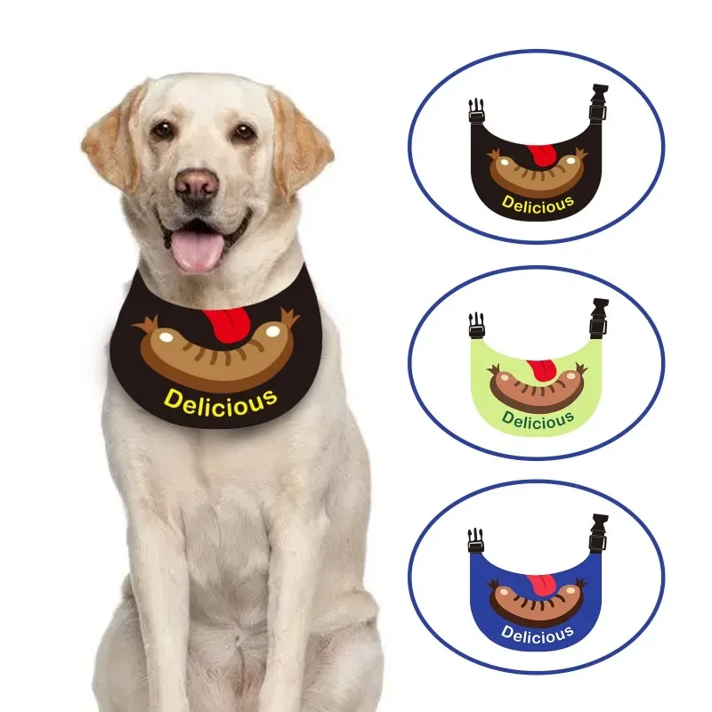 Toalla de Saliva antisuciedad para gatos, accesorios para mascotas, toalla de Saliva de algodón para perros, accesorios para perros, 1 ud.