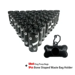 Bolsas recoger excrementos para perros con dispensador – 5 rollos