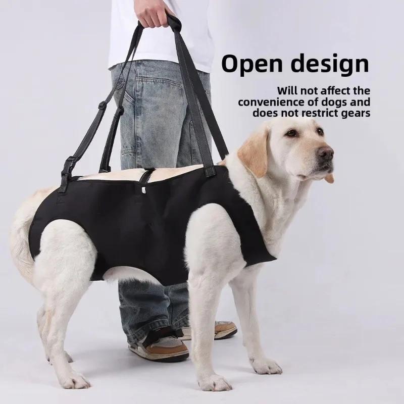 Arnés de elevación para perros con soporte corporal ajustable para perros mayores heridos, arnés de elevación para ayudar a la rehabilitación, correas para mascotas discapacitadas